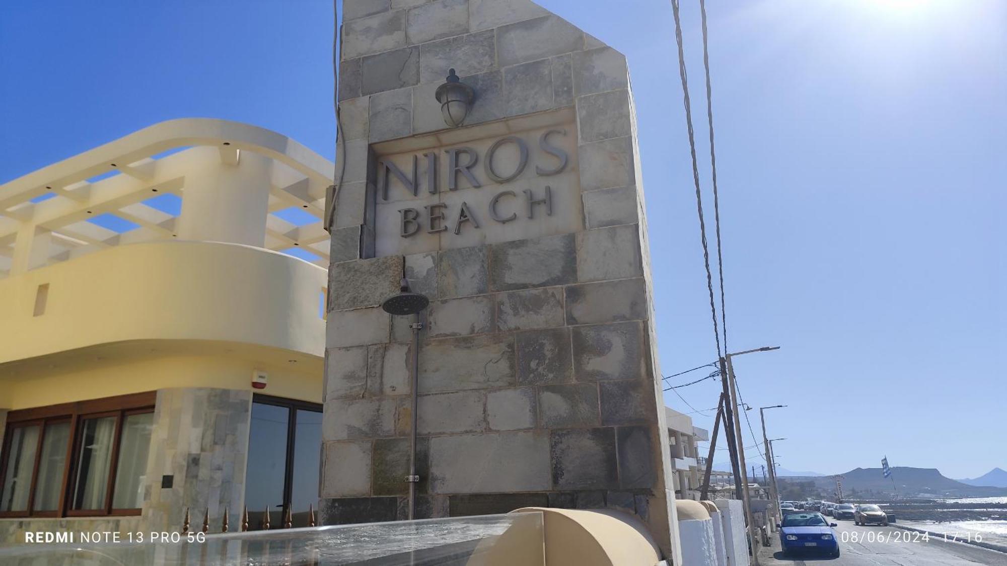 Niros Beachfront Aparthotel Kokkini Hani 外观 照片