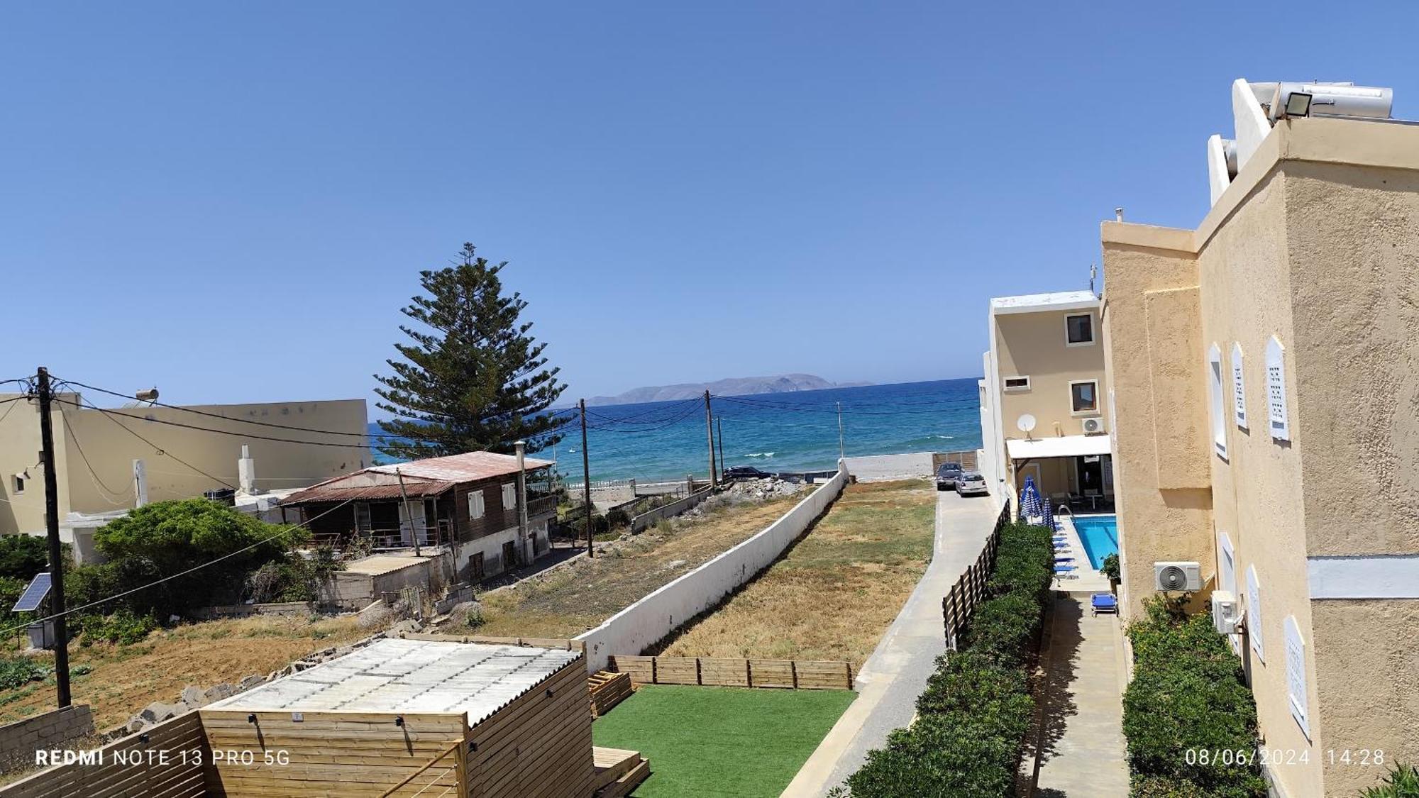 Niros Beachfront Aparthotel Kokkini Hani 外观 照片